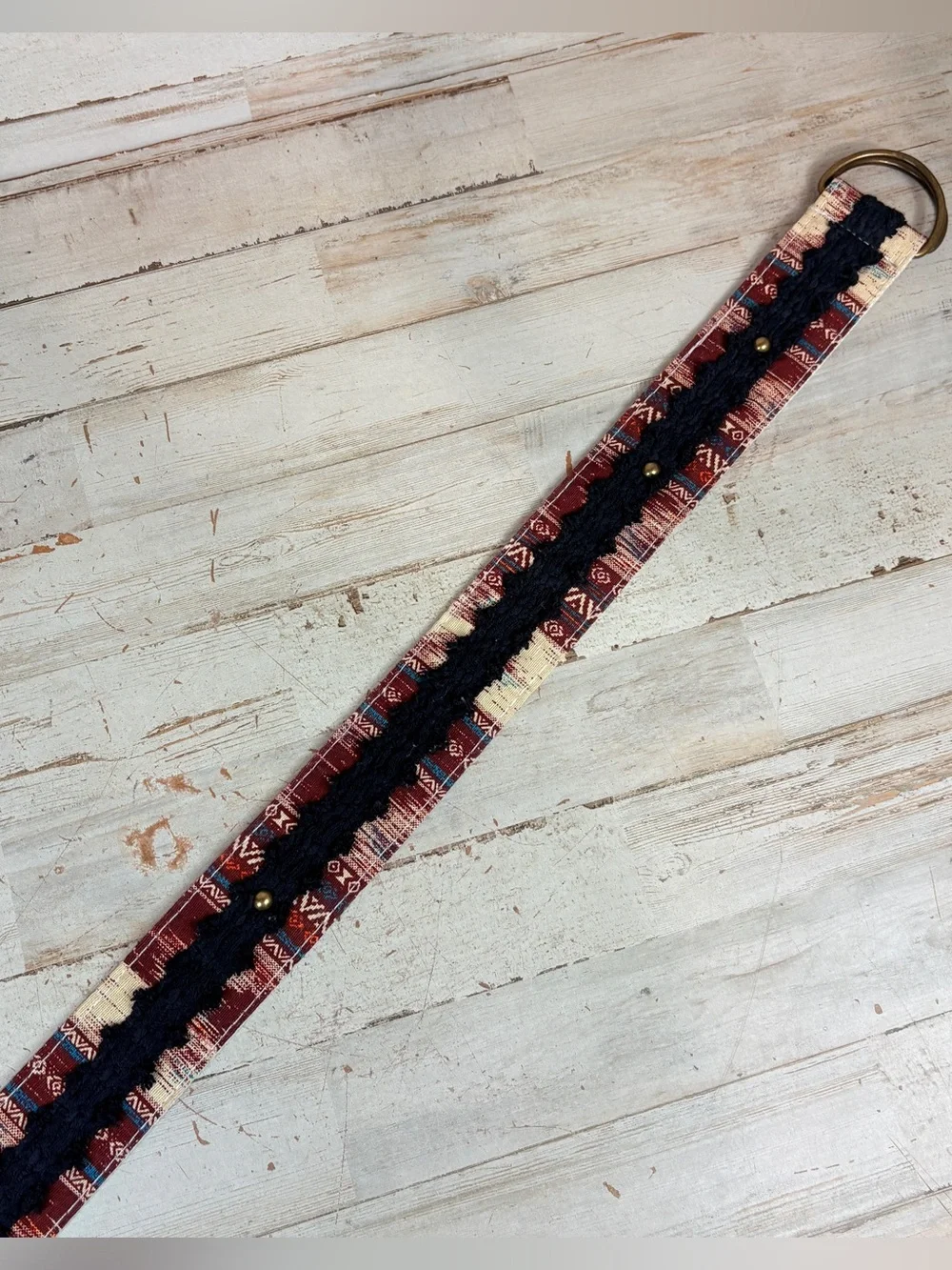 Handmade Vegan Boho Belt Hippie Women’s Eco-Friendly Belt Size 15-17
